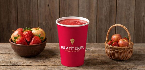 Apfel-Erdbeer-Smoothie